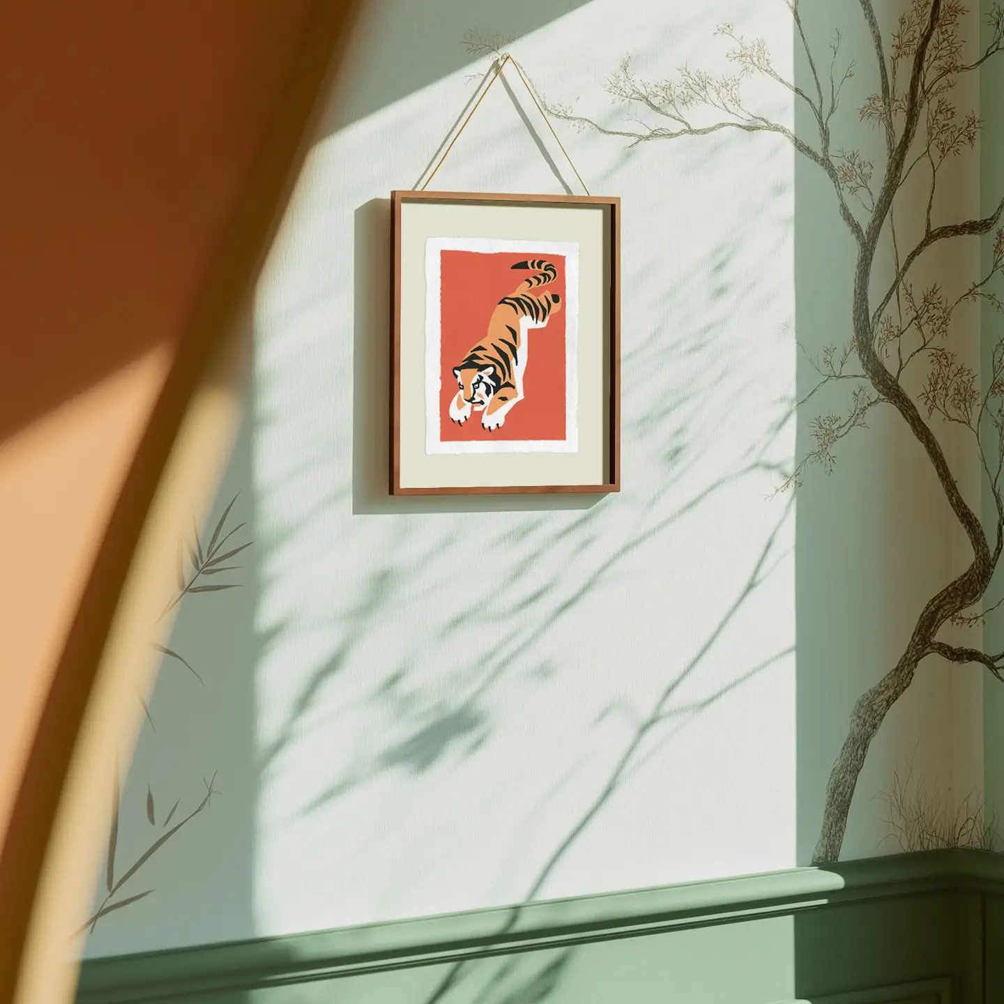 Tiger Study Modern Paint by Numbers Kit