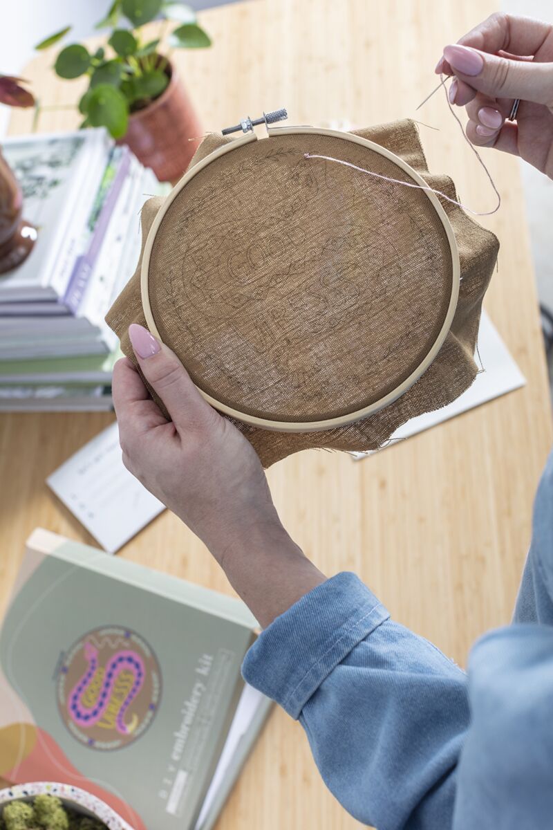 Good Vibesss Embroidery Kit