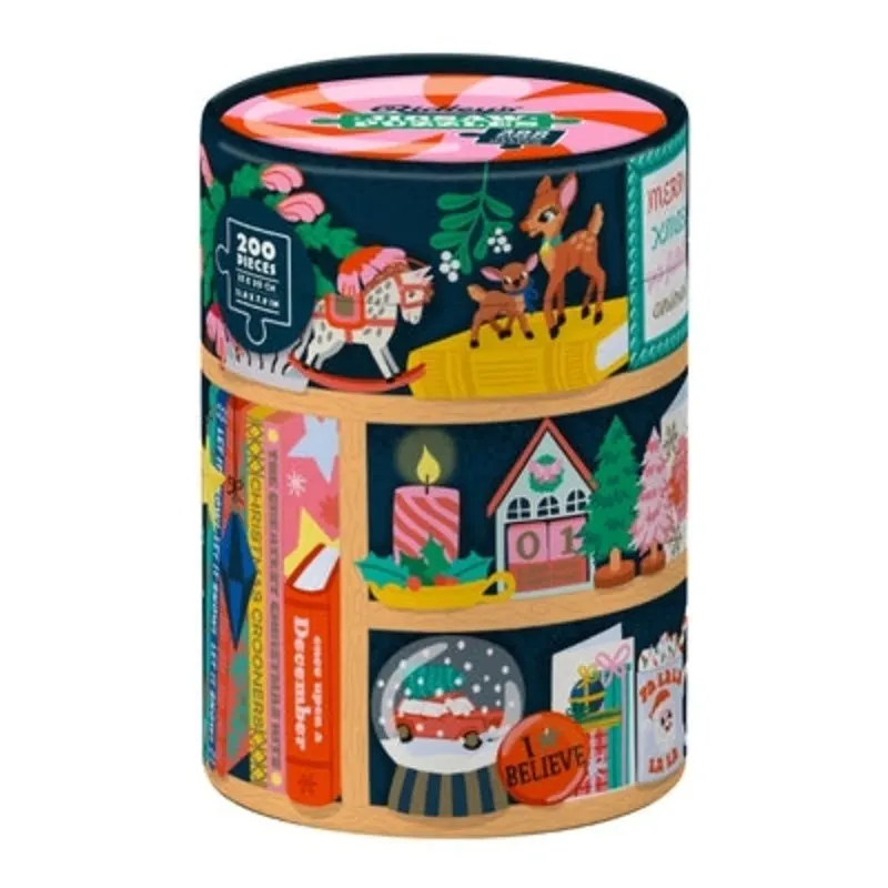Festive Curiosities 200 Piece Puzzle Tube