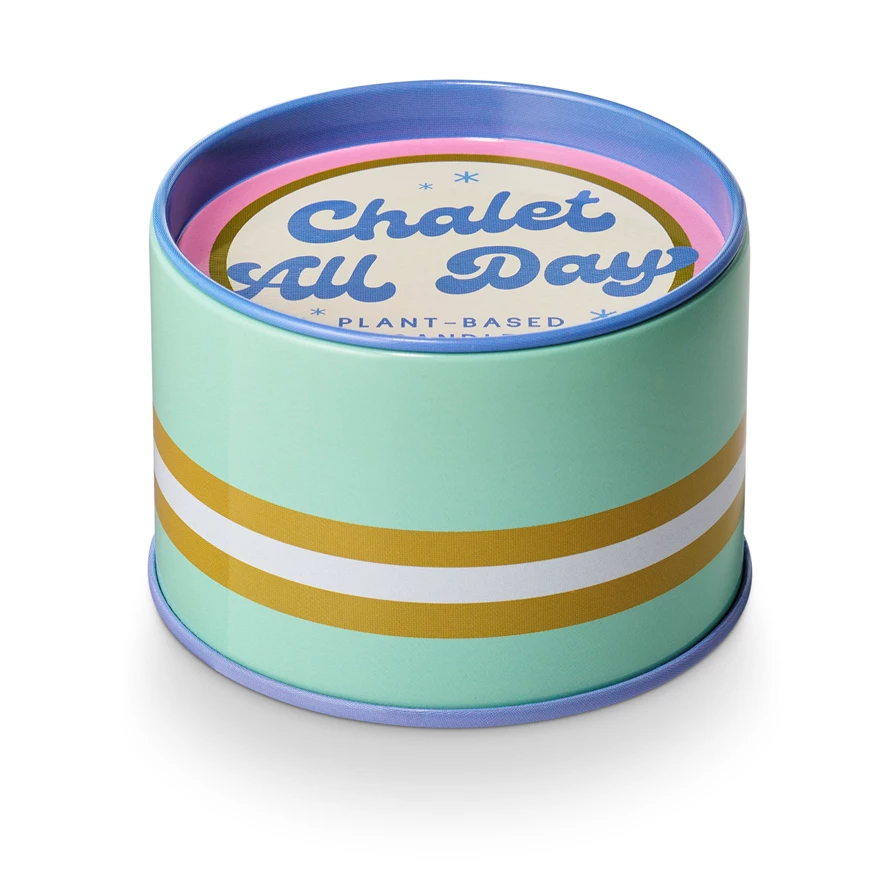 Chalet All Day Slopeside Tin Candle