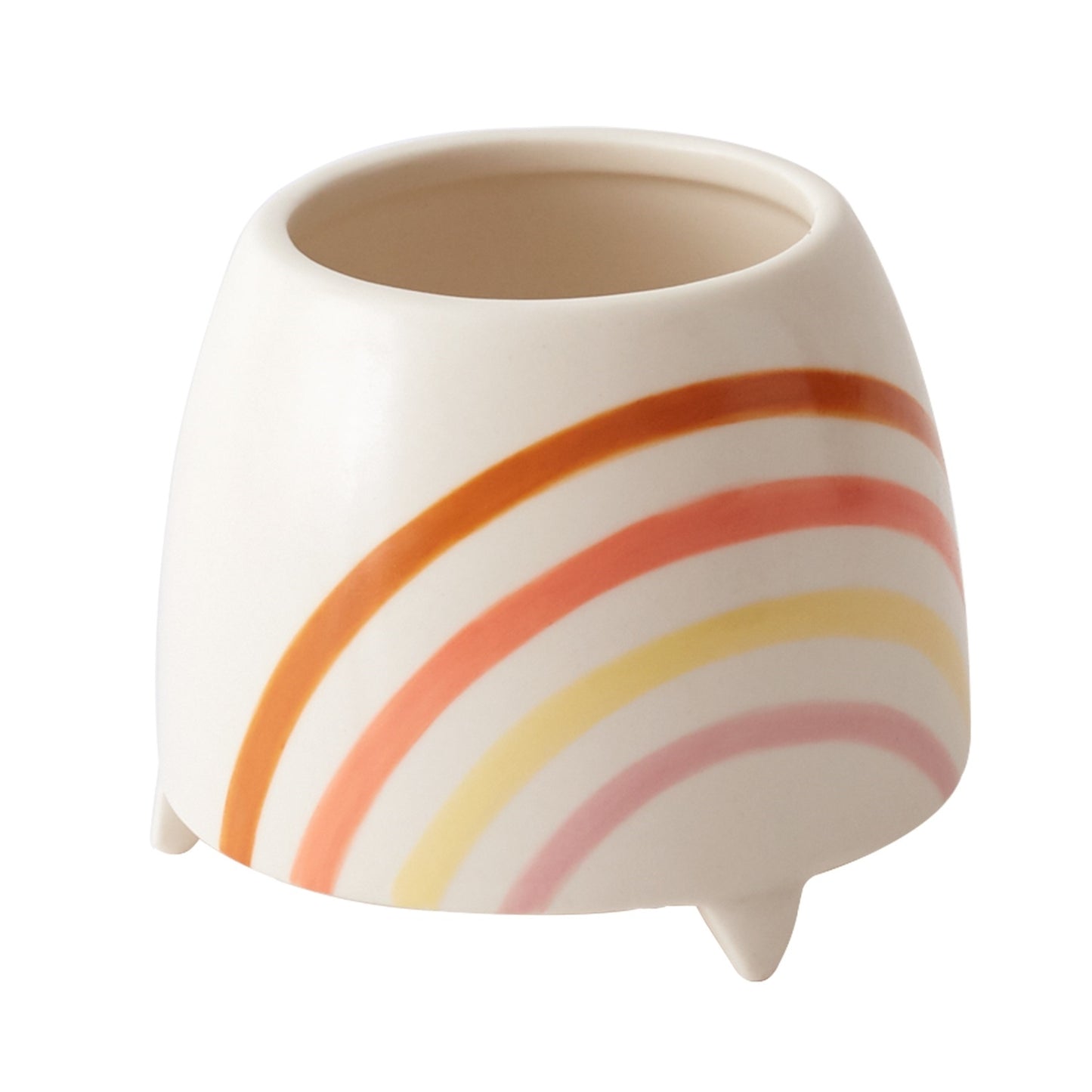 Footed Rainbow Pots