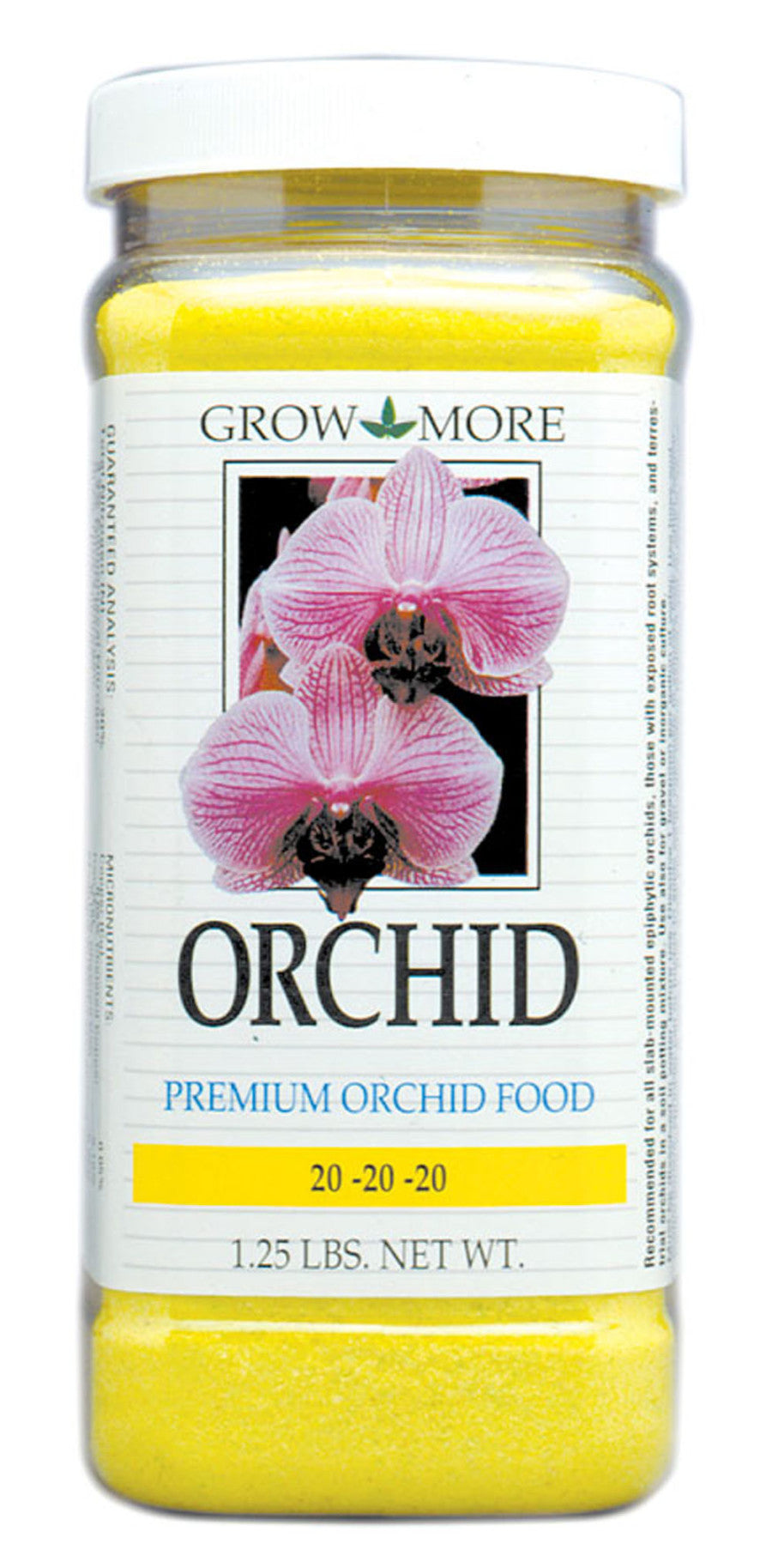 Maintenance Orchid Fertilizer Grow More 20-20-20 1.25 lb