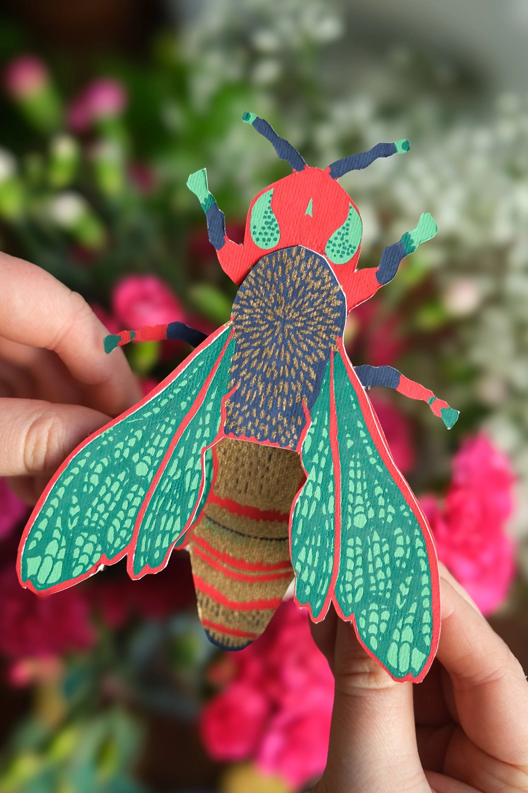 Wasp Greeting Card C5 Large