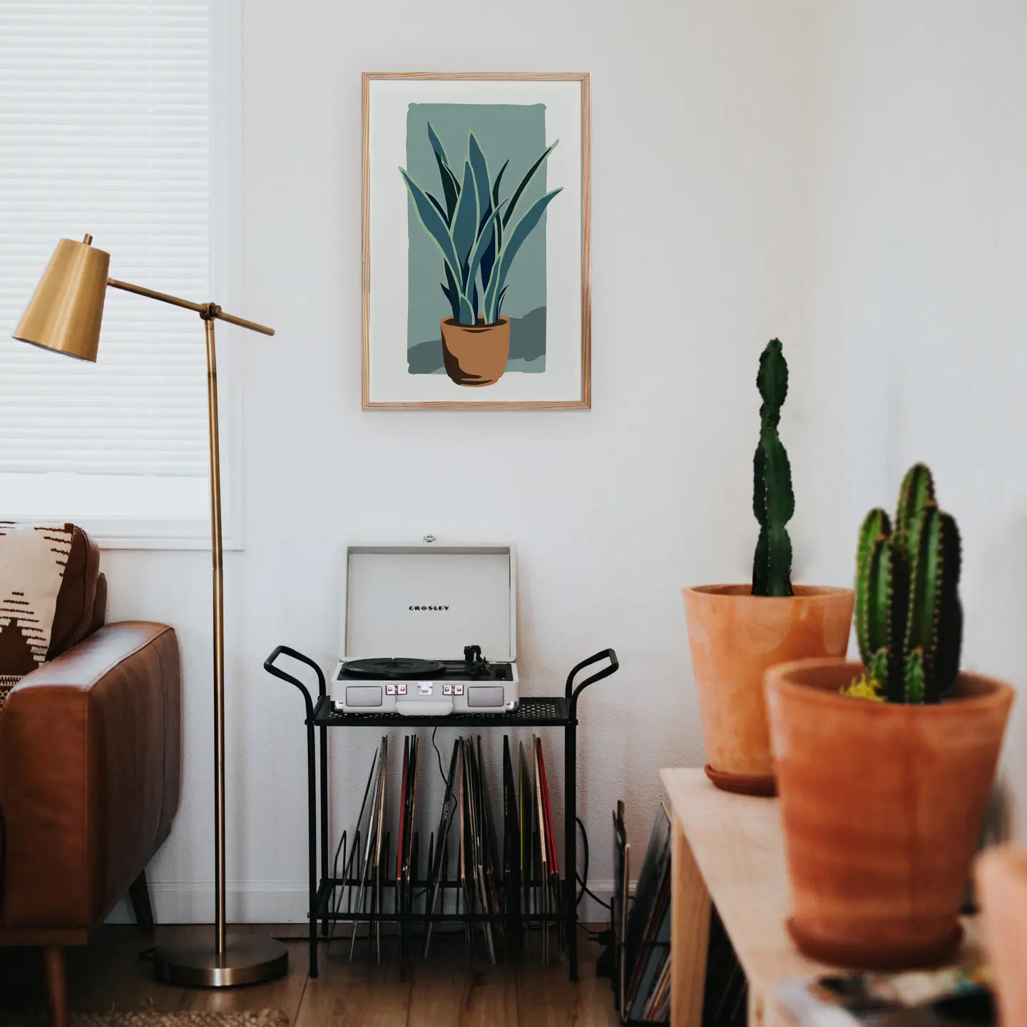 Snake Plant Modern Paint by Numbers Kit