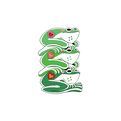 Frog Stack Tattlu Tattoo Set of 2