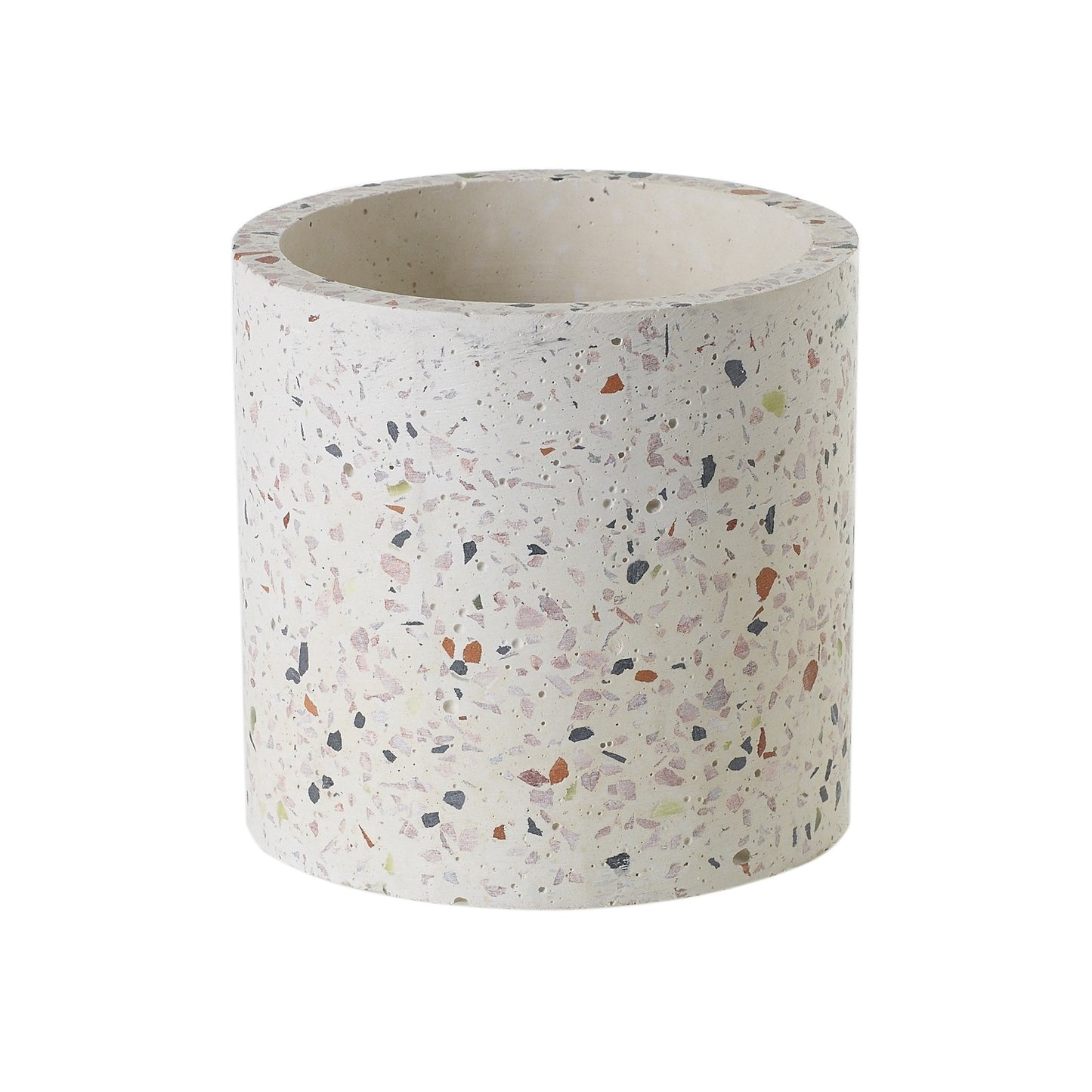 White Terrazzo Pots