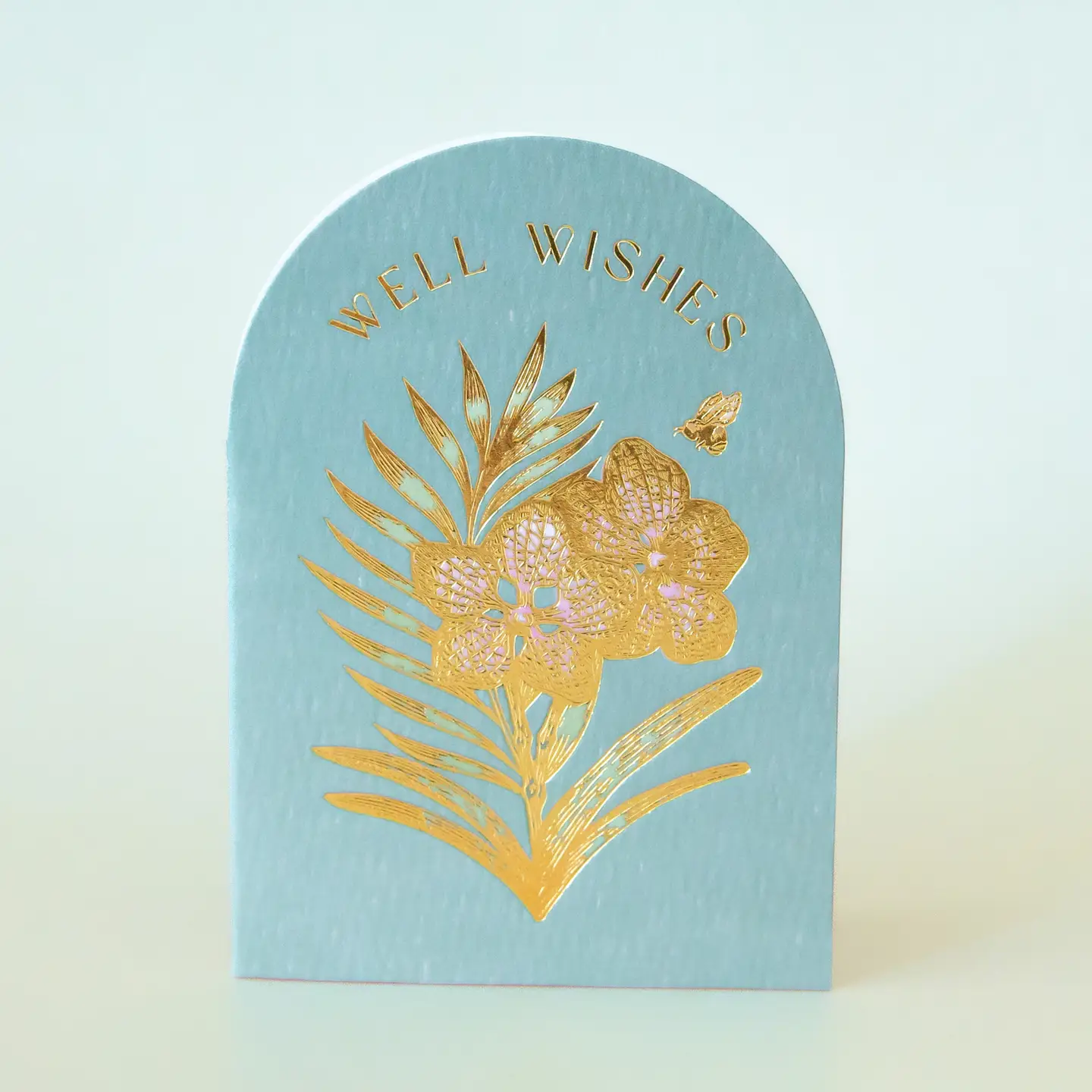 Well Wishes Orchid Mini Card