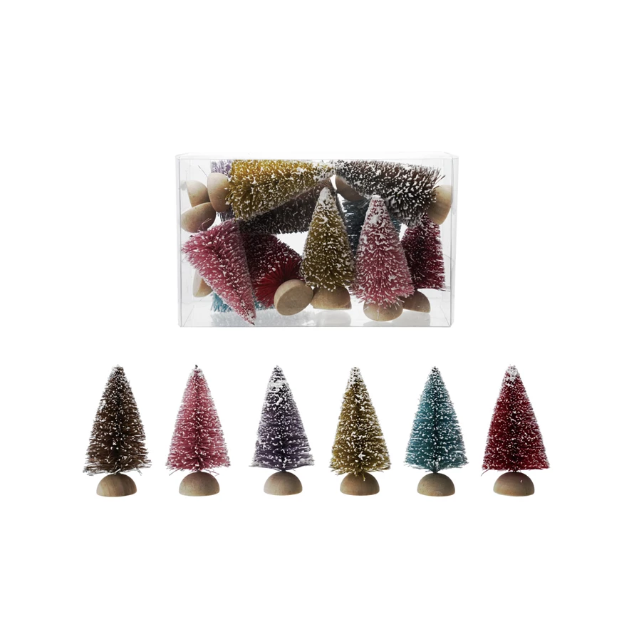 Small Bottle Brush Tree Assorted Single