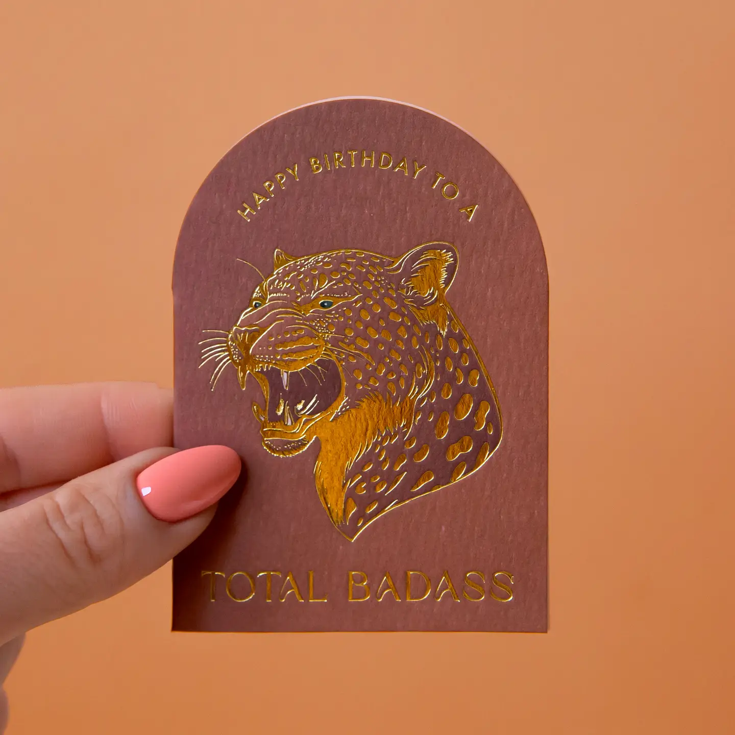 Total Badass Birthday Mini Card