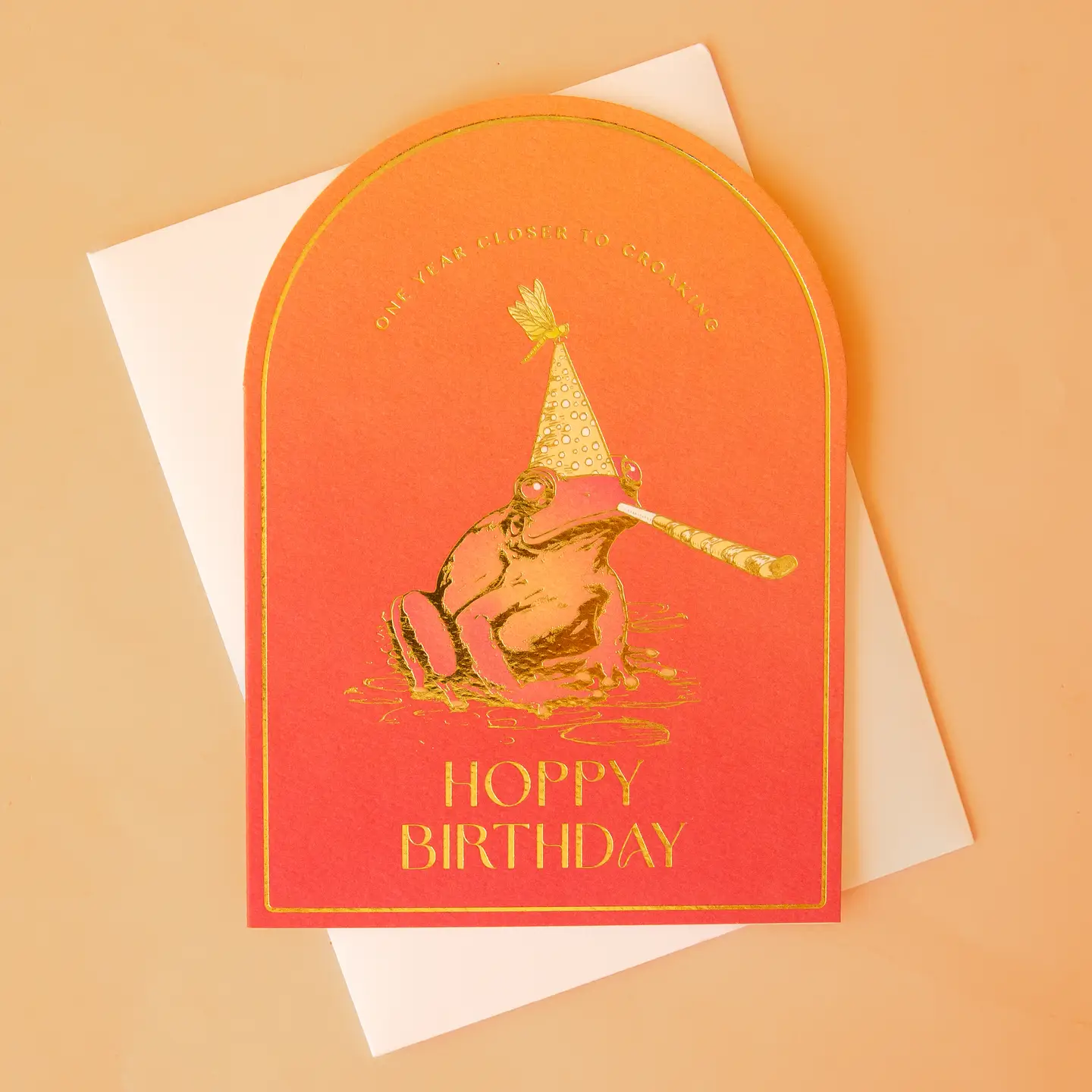 Croaking Birthday Card Hoppy Birthday