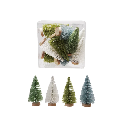 Small Bottle Brush Tree Assorted Single