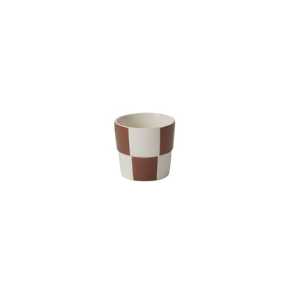 Checkerboard Pot - Terracotta 3 inch