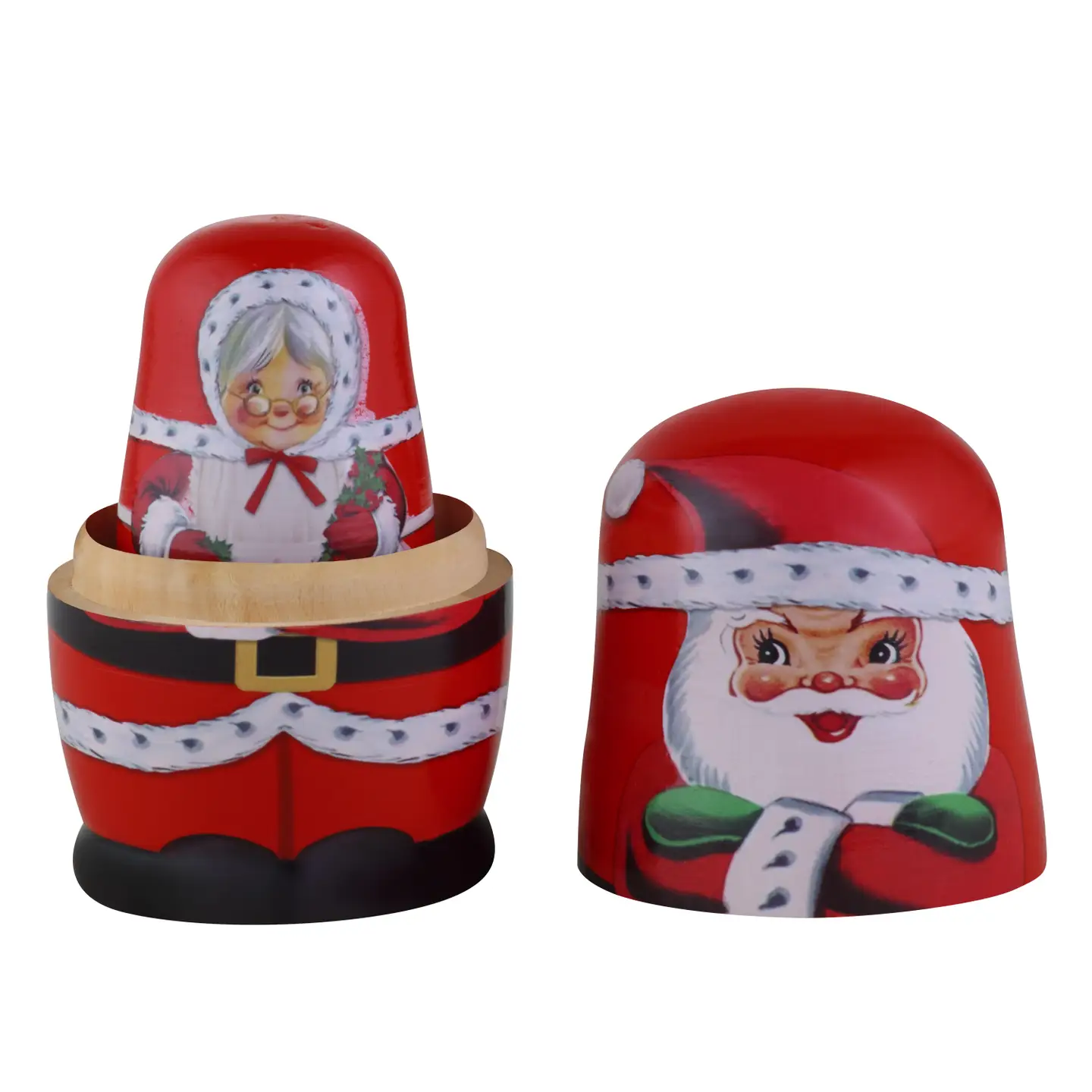 Nesting Dolls Santa and North Pole Friends Set of 5
