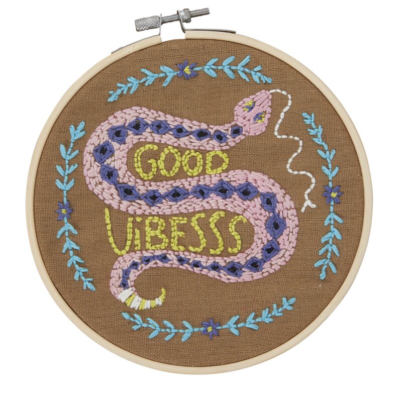 Good Vibesss Embroidery Kit