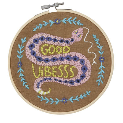 Good Vibesss Embroidery Kit