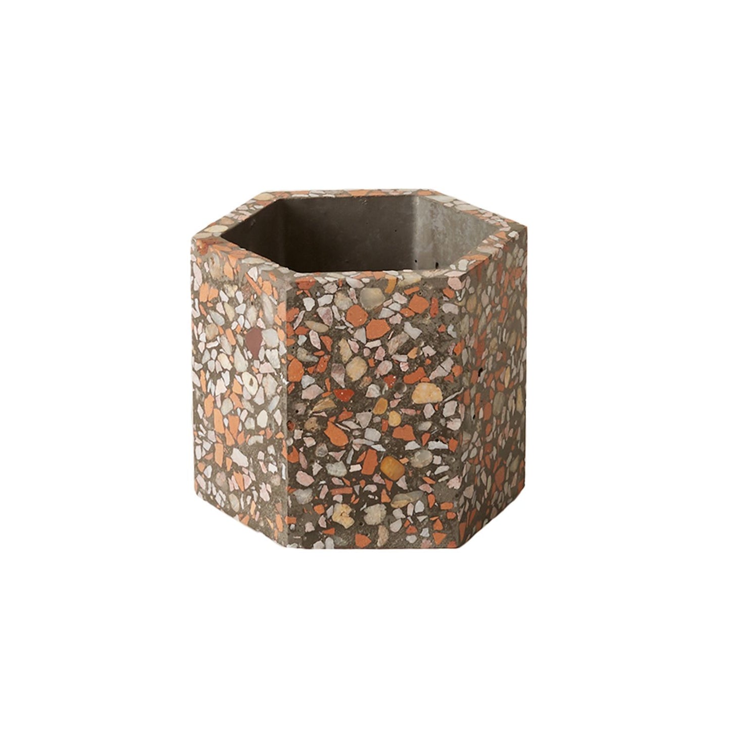 Boko Terrazzo Hex Pot 3.5 inch