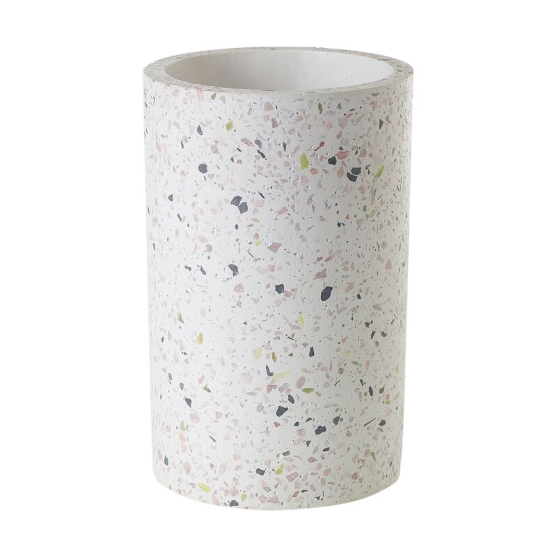 White Terrazzo Pots