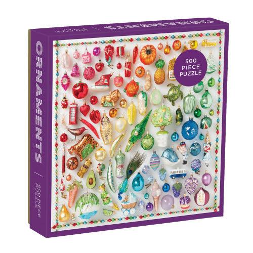 Rainbow Oranments 500 Piece Puzzle