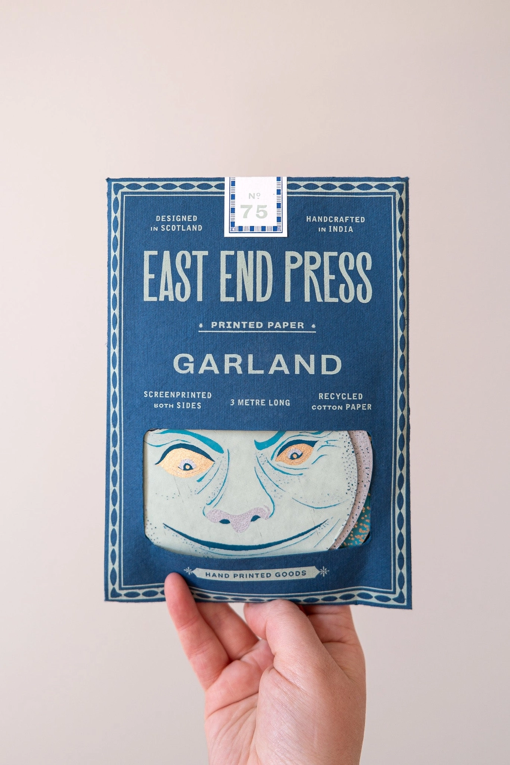 Man in the Moon Sewn Garland