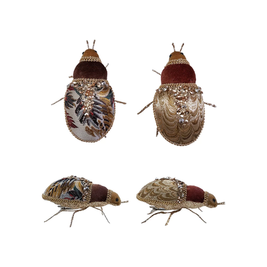 Jacquard Bug Clip Ornament Assorted