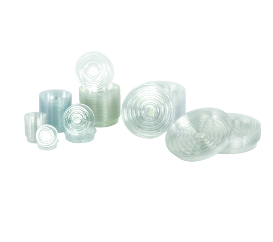 Clear Plastic Saucer 5''
