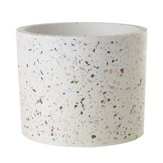 White Terrazzo Pots