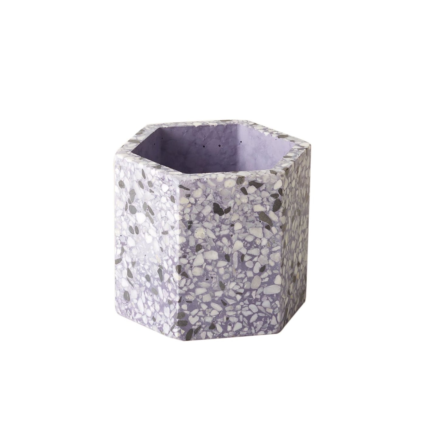 Boko Terrazzo Hex Pot 3.5 inch