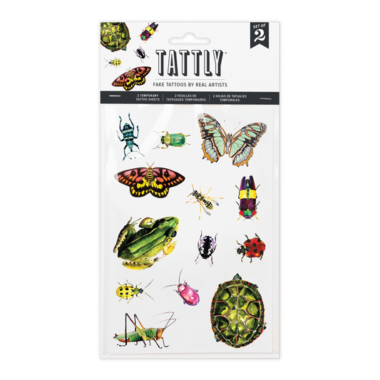 Critters on the Move Insect Tattly Tattoo Sheets Set of 2