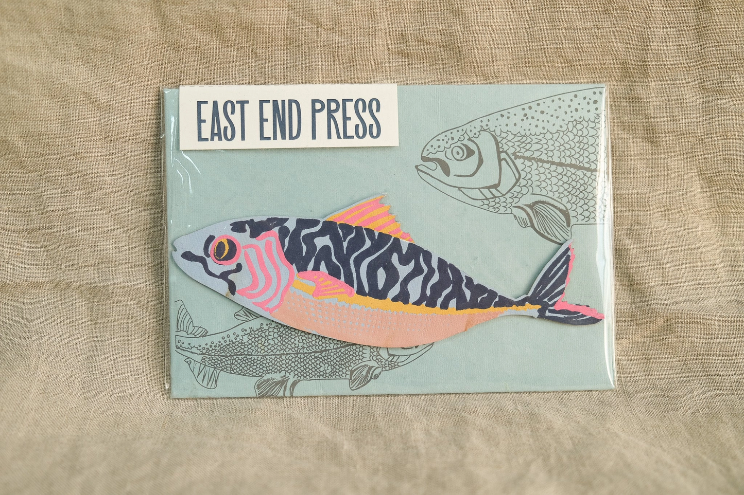Mackerel Greeting Card C6 Small