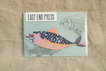 Mackerel Greeting Card C6 Small