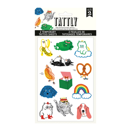 Tattly Temporary Goofy Chums Tattoo Sheets