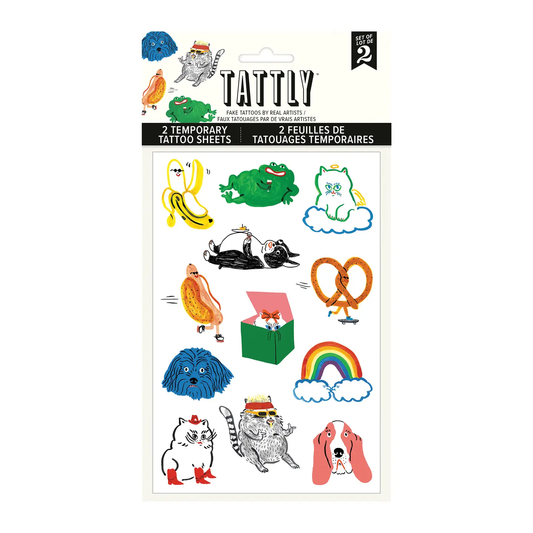 Tattly Temporary Goofy Chums Tattoo Sheets