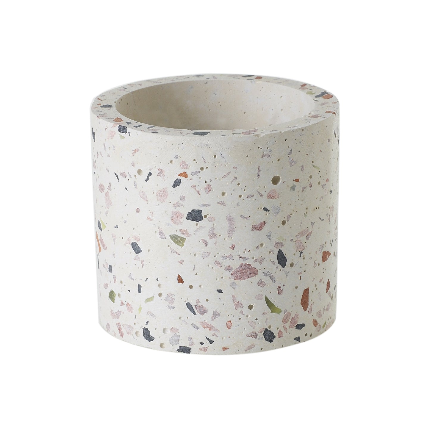 White Terrazzo Pots